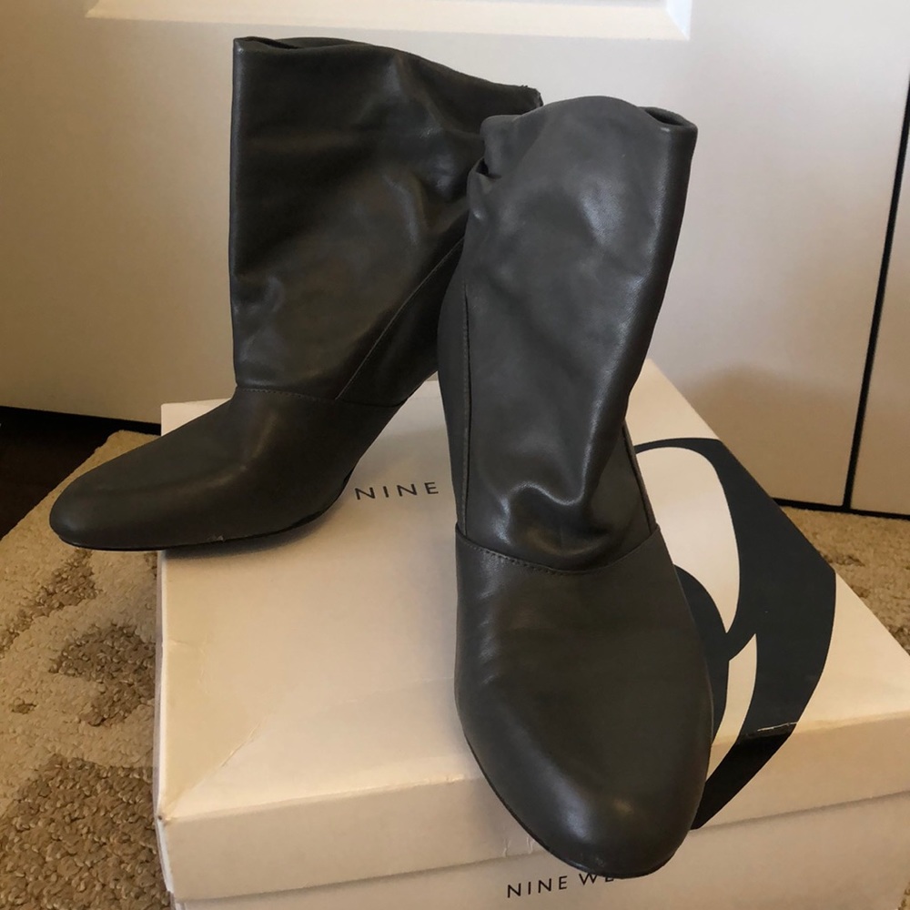 Charcoal Gray Boots